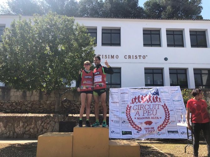 María Isabel Ferrer, tres de tres en el circuit comarcal a Peu