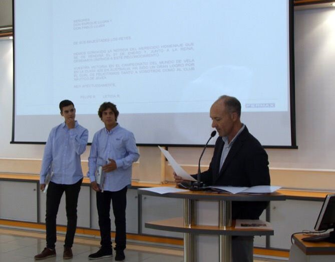 La Casa Real felicita a los hermanos Luján por el campeonato del Mundo de vela