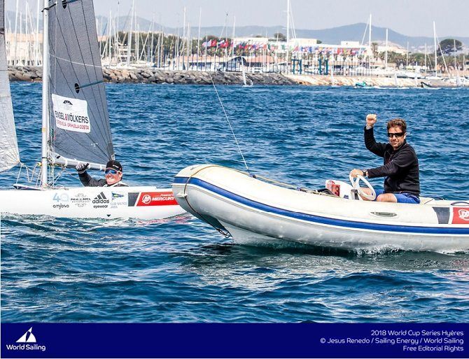 El regatista Rafa Andarias logra la medalla del Bronce en la Copa del Mundo de vela 2.4mR