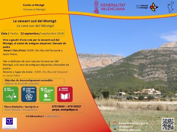 Excursión por la cara sur del Montgó el sábado 22 de septiembre