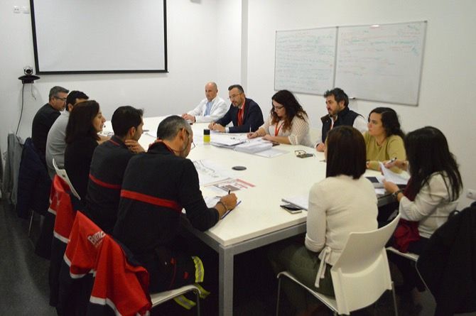 El Hospital de Dénia se pone a prueba ante un posible incendio