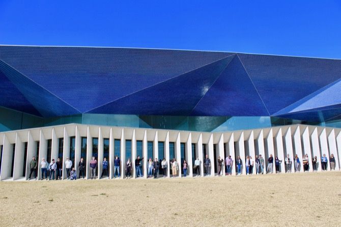 Estudiantes de Arquitectura de Alemania visitan el Auditori Teulada Moraira