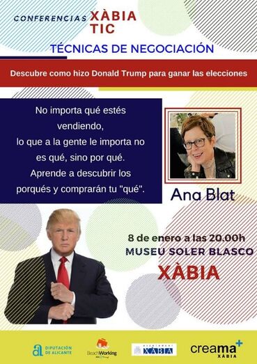 Xàbiatic pone su mirada en las técnicas de negociación win win en la conferencia de este martes