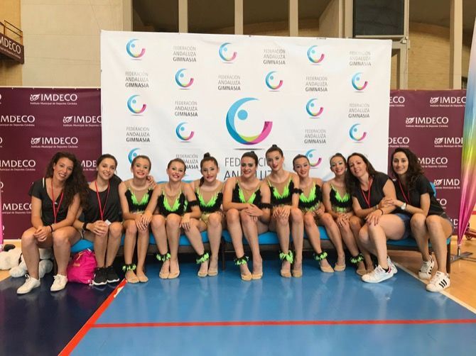 Las gimnastas de estética del Xàbia Rítmica logran la tercera posición la liga Federaciones