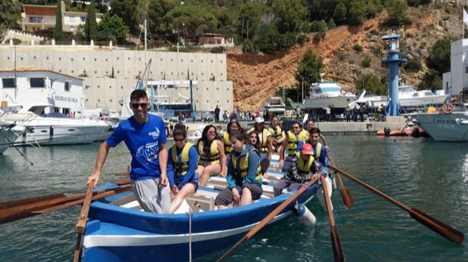 El remo, nueva disciplina deportiva del Club Náutico de Jávea