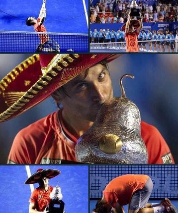David Ferrer pasa a la segunda ronda en Acapulco, su torneo fetiche