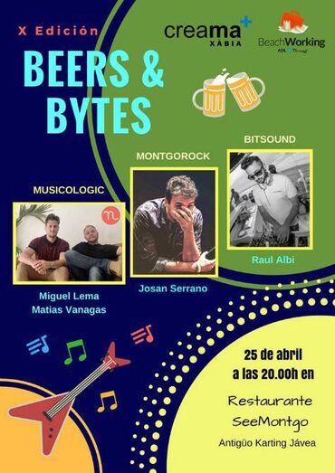 Nueva edición de Beers & Bytes con protagonistas del mundo de la música