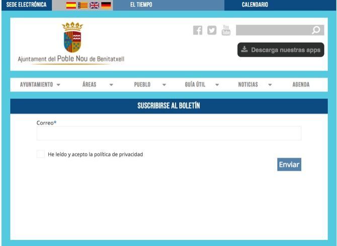 Benitatxell activa un boletín digital de noticias para los vecinos