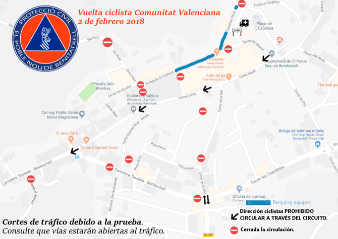 La Volta de la Comunitat llega a Benitatxell: horario y restricciones