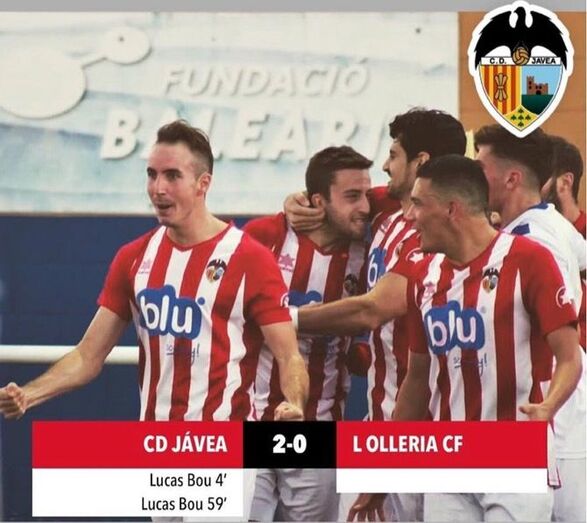 El CD Jávea inicia el año con victoria tras un doblete de Lucas Bou