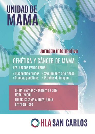 HLA San Carlos desarrolla  un test para predecir el riesgo de cáncer de mama en una paciente
