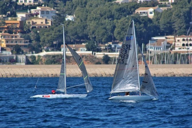 Andarias es segundo tras la primera jornada de regatas de la clase 2.4mR de la Comunitat Valenciana Olympic Week
