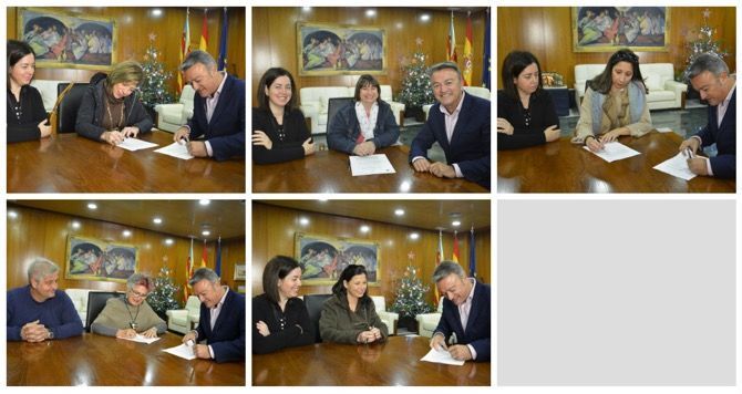 El ayuntamiento renueva los convenios con las Ampas de los colegios