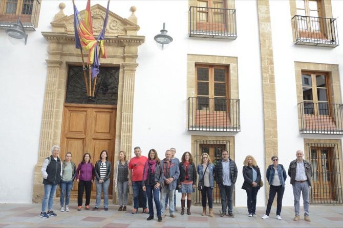 Concentración en Xàbia contra la sentencia de La Manada