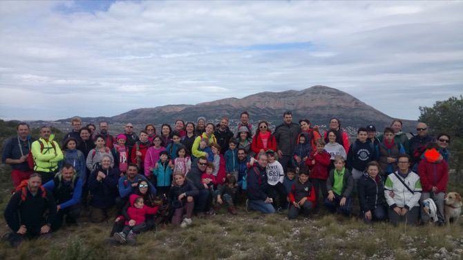 El Centre Excursionista de Xàbia se adentra en  el Tossal Gross