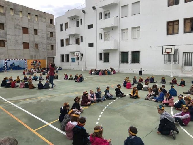 Els alumnes del col.legi Graüll celebren la festa de la tardor