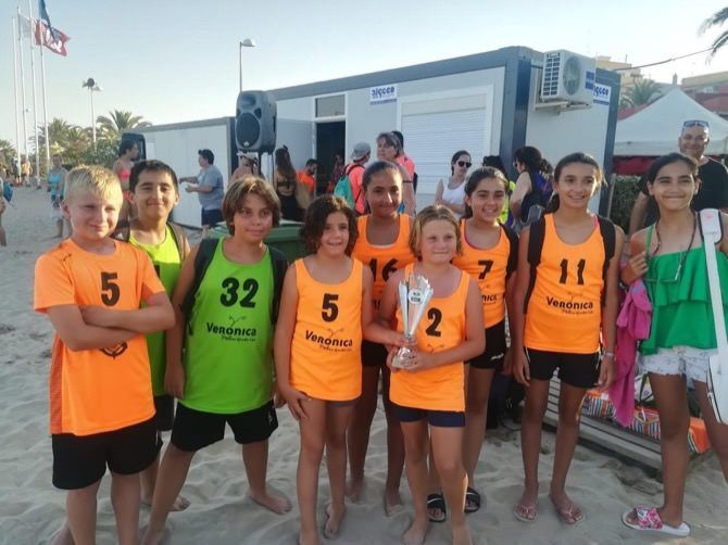 Pleno de triunfos del Club Handbol Xàbia en la IV Lliga Valenciana de handbol platja