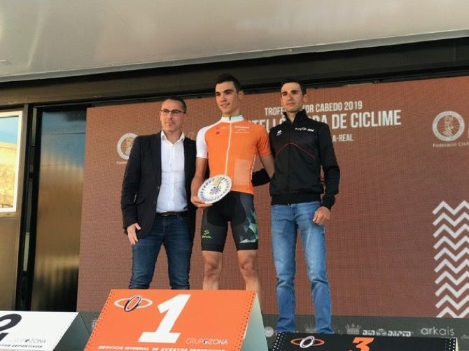 Juan Ayuso participa en la Copa de las Naciones con la selección española junior de ciclismo