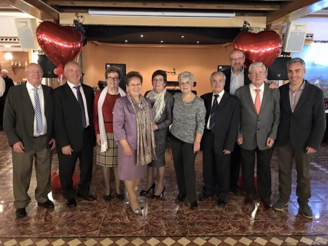 Los jubilados de Benitatxell celebran San Valentín