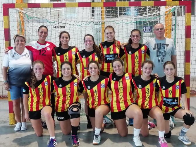 Suerte dispar para los equipos femeninos del Club Handbol Xàbia