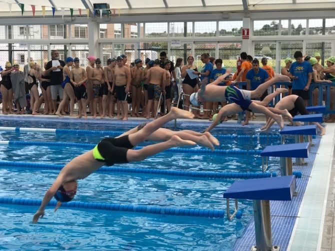 Un total de 230 nadadores se dan cita en Benitatxell en el campeonato escolar de natación