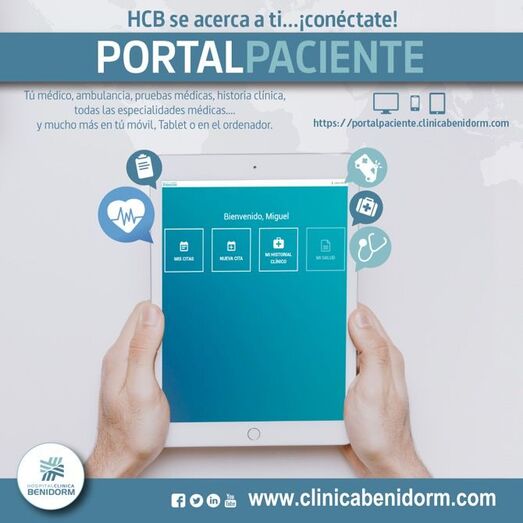 Hospital Clínica Benidorm pone en marcha el “Portal Paciente”, plataforma digital para mejorar la experiencia de sus pacientes