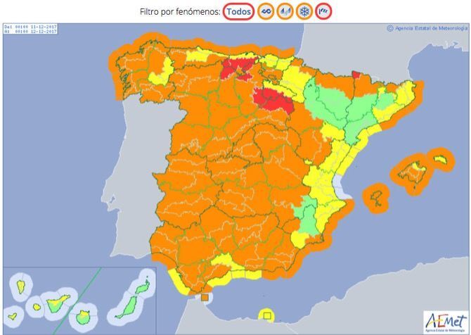 Aemet emite aviso especial por altas temperaturas la tarde del viernes y el domingo