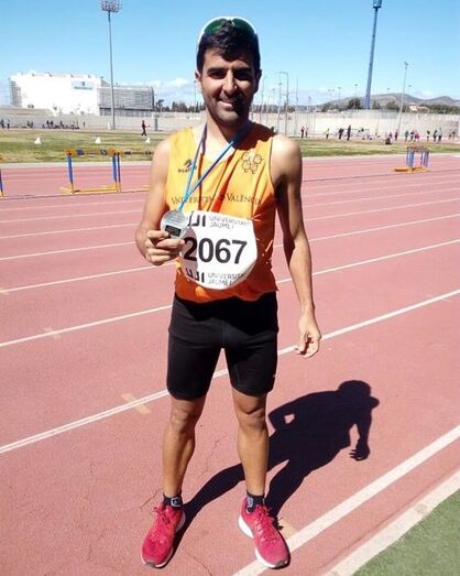 Toni Soler, subcampeón universitario de la Comunitat Valenciana