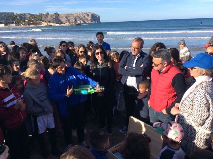 El proyecto Xàbia del Oceanogràfic promueve la conservación de la posidonia entre los escolares