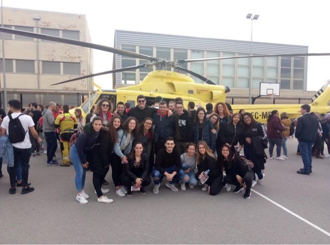 Los alumnos de FP de Auxiliar de Enfermería y Técnico de Emergencias acuden al Congreso Nacional de Emergencias