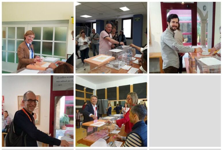 Los candidatos a la alcaldía de Xàbia votan