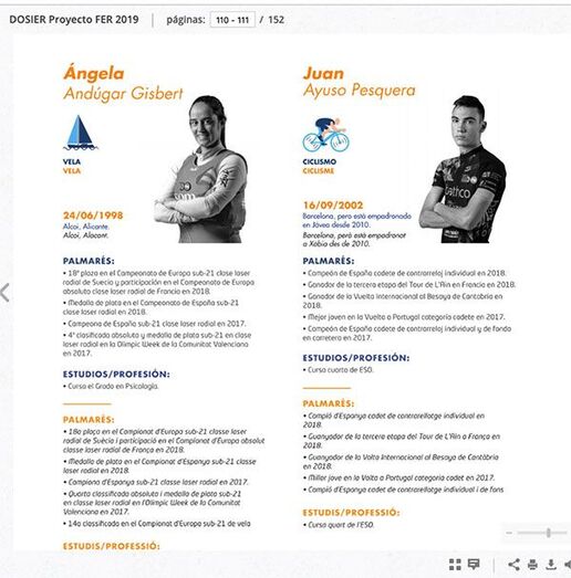 Juan Ayuso se une al grupo de jóvenes deportistas del Proyecto FER