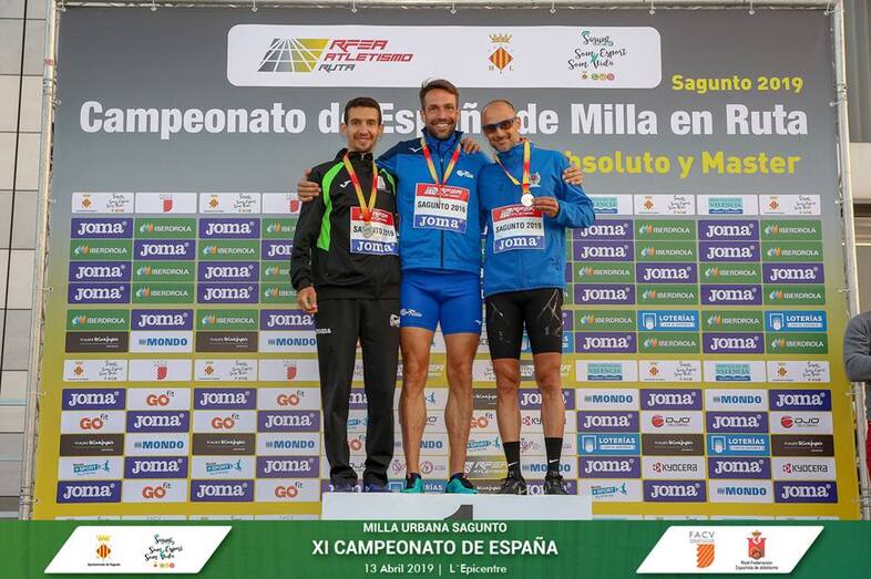 El atleta Moha Rida Younes Subcampeón de España de Milla en Ruta M35