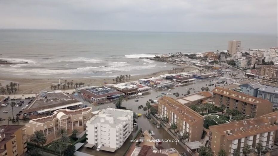 Vídeo: Sobrevolando la Xàbia inundada por Miguel Lema
