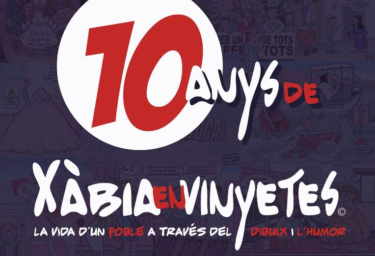 Fernando Sala invita a rememorar estos diez años de caricatura local con la exposición de Xàbia en Vinyetes
