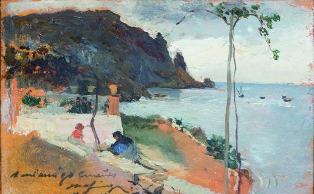 Una de las primeras pinturas de Sorolla en Xàbia, a subasta