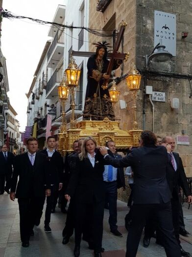 “Estaré siempre muy agradecida a los portadores del Nazareno”