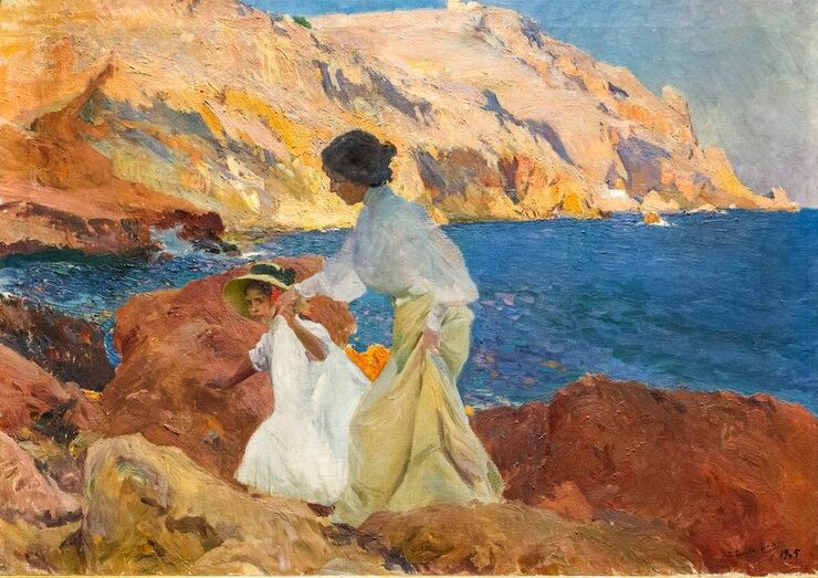Sorolla, su familia y sus amistades en Xàbia