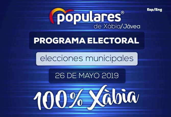 Consulta aquí el programa electoral del PP de Xàbia