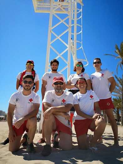 Un total de 41 personas forman el operativo de Cruz Roja Jávea para la vigilancia de las playas