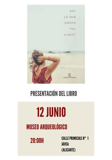 La escritora y coach Pau Albert presenta este viernes en Xàbia su libro de poemas “Soy lo que siento”