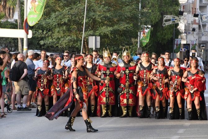 Programa de Moros y Cristianos Xàbia 2022: Sábado 23 de julio: Primer desfile de gala