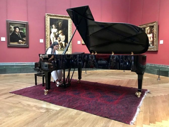Marta Espinós deslumbra en la National Gallery de Londres