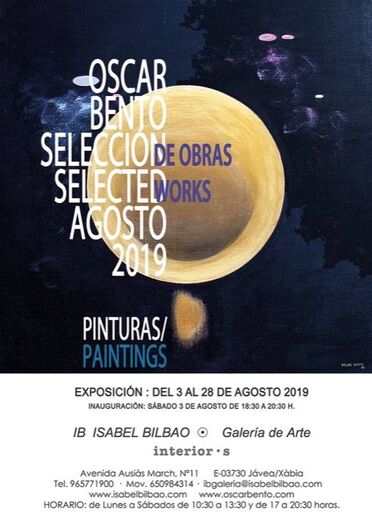 Óscar Bento  expone una selección de sus obras en Isabel Bilbao e Interiors