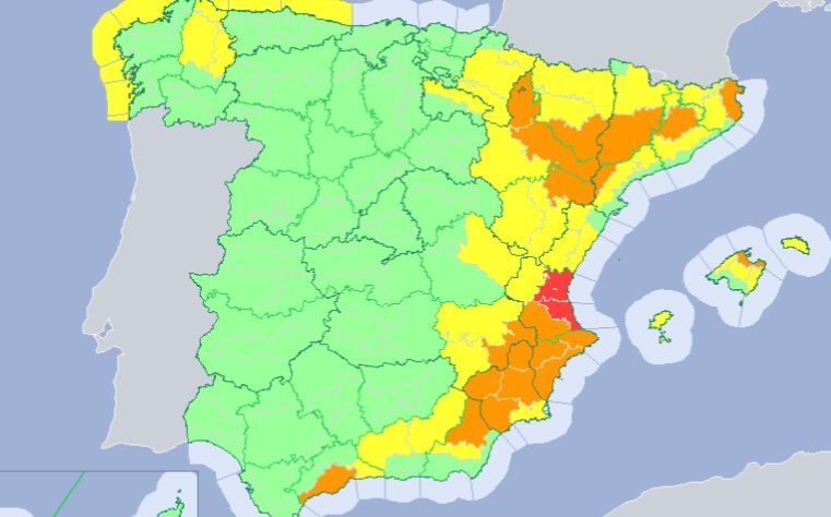 Alerta naranja por altas temperaturas para este viernes