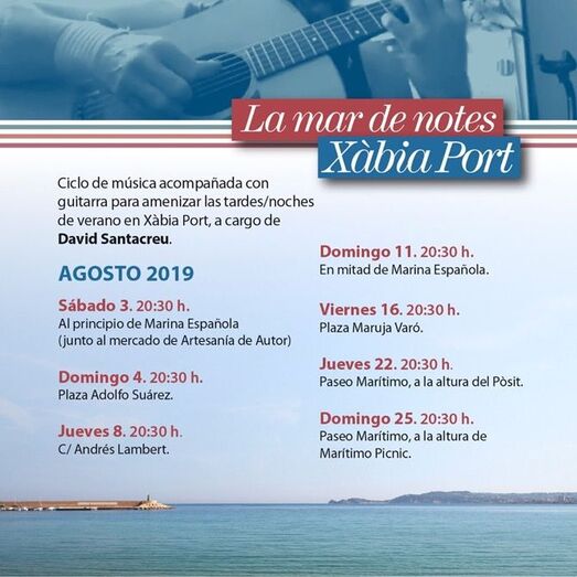 Duanes se llena de música de la mano de Xàbia Port