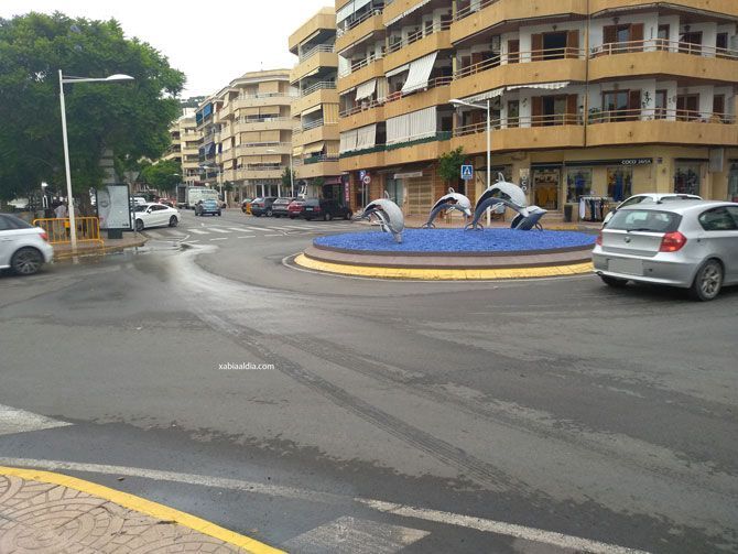 Poca lluvia y mucho relámpago durante la noche