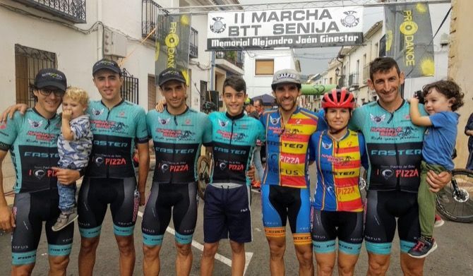 El equipo Xabia´s Bike – Fasterwear copa los podios en la II marcha BTT de Senija