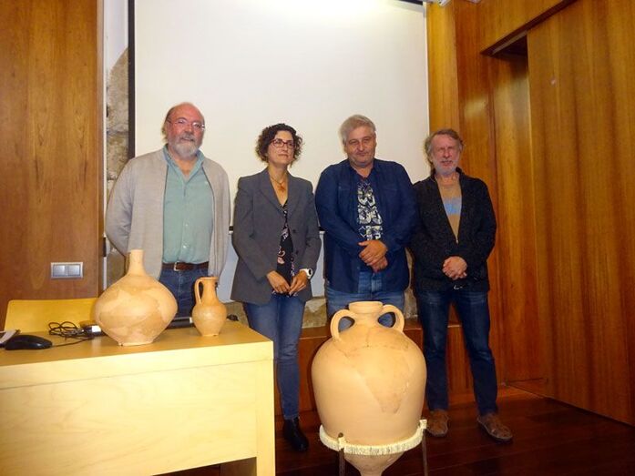 La Fundació Cirne posibilita la restauración de tres ánforas localizadas en el yacimiento romano de La Rana en Gata