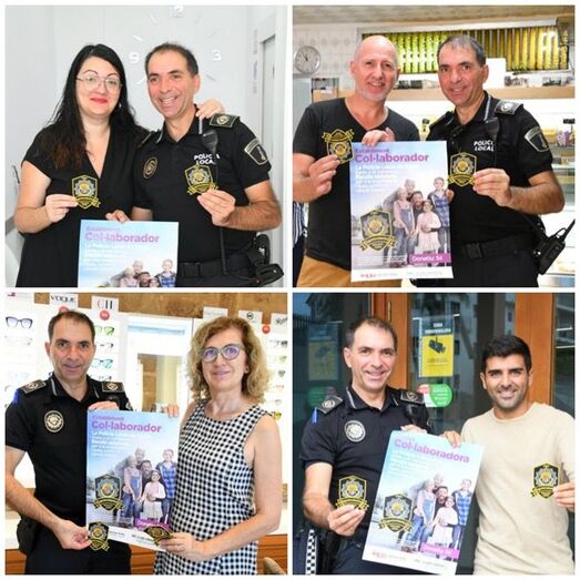 ¿Dónde puedo comprar los Escudos solidarios de la Policía Local de Xàbia?